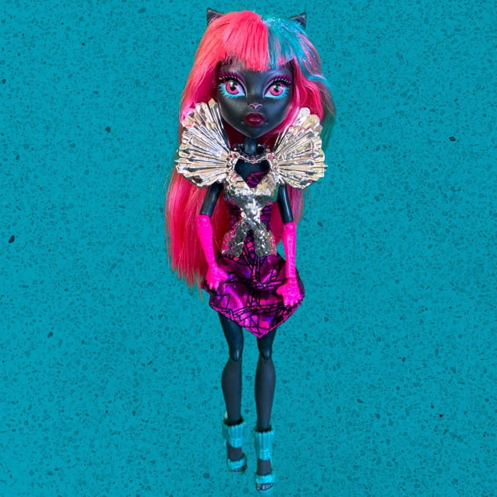 Monster High Boo York, Boo York City Schemes Catty Noir Doll Retro Mattel EUC